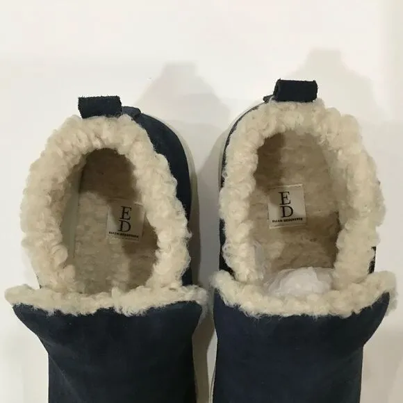 Suede/Faux Sherpa, Ankle Boots, Ellen Degeneres, Size 8.5