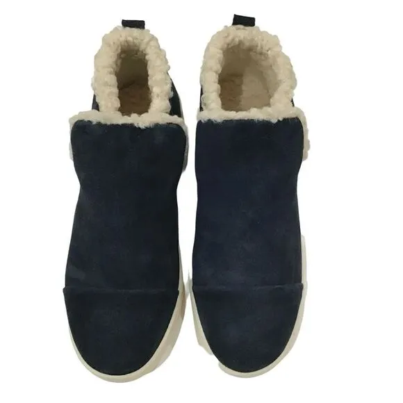 Suede/Faux Sherpa, Ankle Boots, Ellen Degeneres, Size 8.5