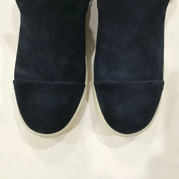 Suede/Faux Sherpa, Ankle Boots, Ellen Degeneres, Size 8.5