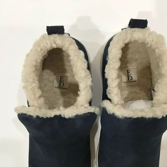 Suede/Faux Sherpa, Ankle Boots, Ellen Degeneres, Size 8.5