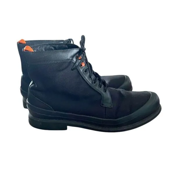 SWIMS Mens Black Non-Slip Water Resistant George Round Toe Chukka Boots 6