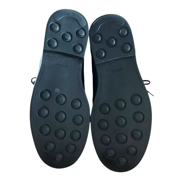 SWIMS Mens Black Non-Slip Water Resistant George Round Toe Chukka Boots 6