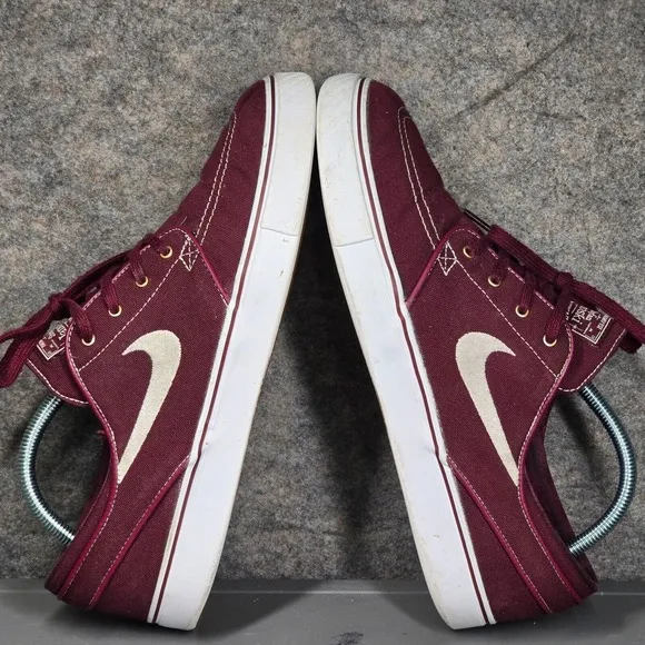 Sz 10 - Nike Stefan Janoski Mens Skateboarding Shoes‎ Sneakers Burgundy