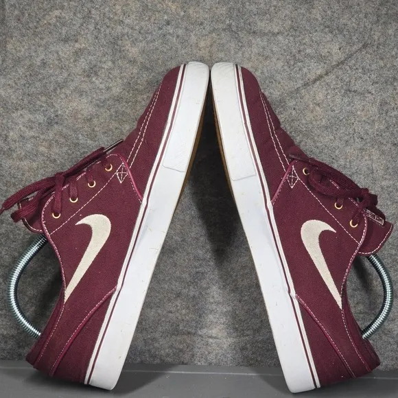 Sz 10 - Nike Stefan Janoski Mens Skateboarding Shoes‎ Sneakers Burgundy