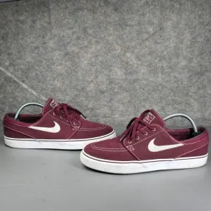 Sz 10 - Nike Stefan Janoski Mens Skateboarding Shoes‎ Sneakers Burgundy