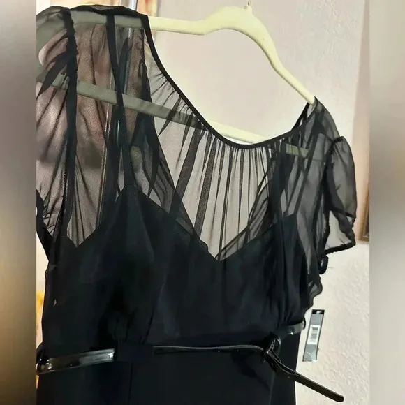 Tahari black dress size 10P (petite)