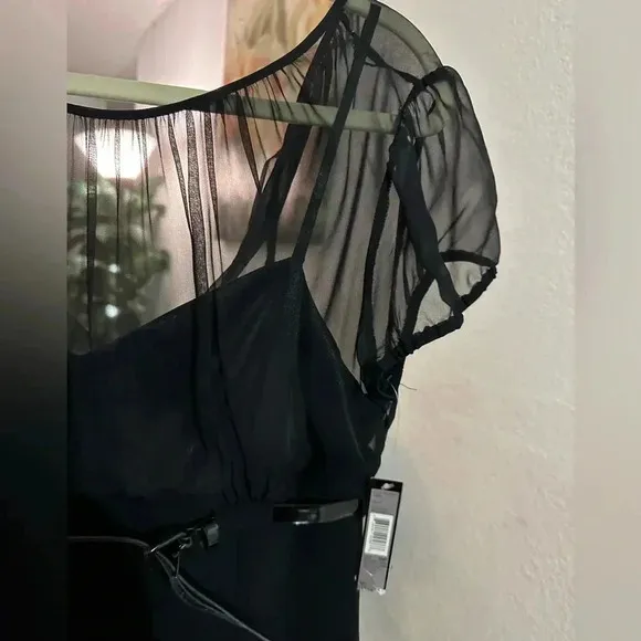 Tahari black dress size 10P (petite)