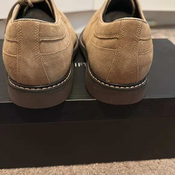 Tan Suede Men's Dress Shoes