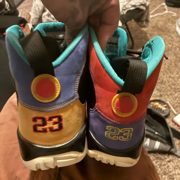 Teal Sneakers with Logo