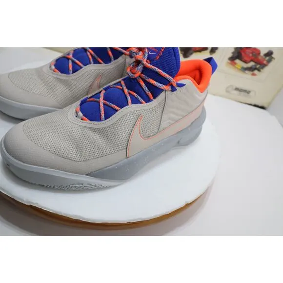 Team Hustle D 10 Desert Sand Boys Size 7Y Running Shoes Sneakers CZ4179-001