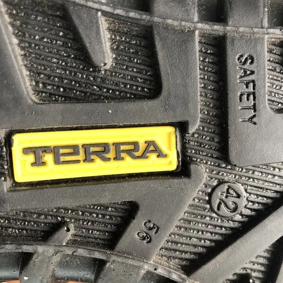 Terra Arrow Steele Toes Shoes Men’s Size 8 Black Gray Sneakers Safety Oil Resist