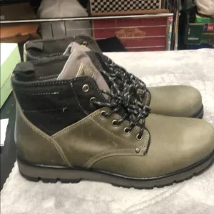 Territory Boots Black and Gray Durable Ankle Boots with Traction Sole