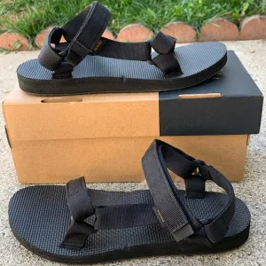 Teva Womens Midform Universal Sandals Slides Size 9 Black