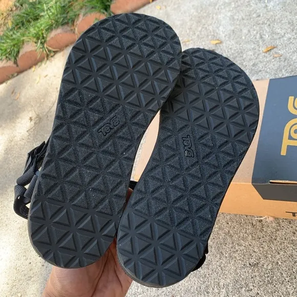 Teva Womens Midform Universal Sandals Slides Size 9 Black
