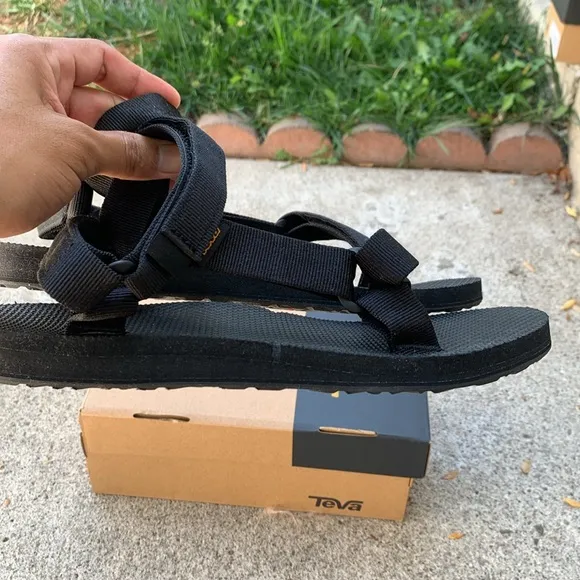 Teva Womens Midform Universal Sandals Slides Size 9 Black