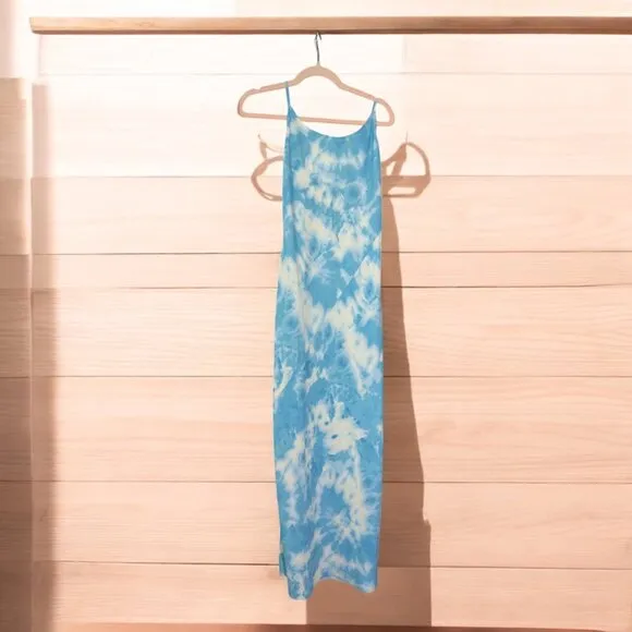 Thakoon x RTR Blue Tie Dye Slip Dress Size 0