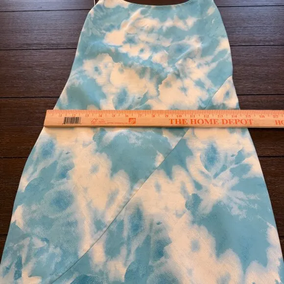 Thakoon x RTR Blue Tie Dye Slip Dress Size 0