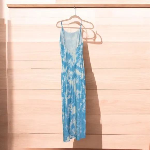 Thakoon x RTR Blue Tie Dye Slip Dress Size 0