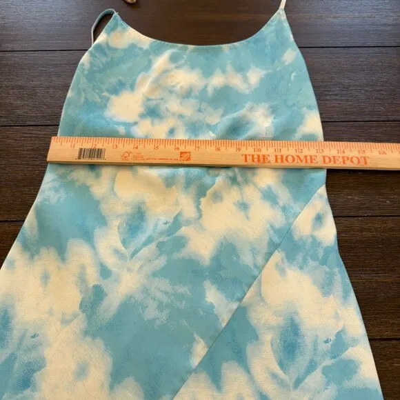 Thakoon x RTR Blue Tie Dye Slip Dress Size 0