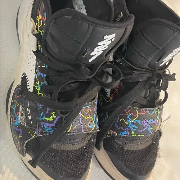 The Jordan Zion 2 (GS) Noah boys youth black white multi sneakers shoes