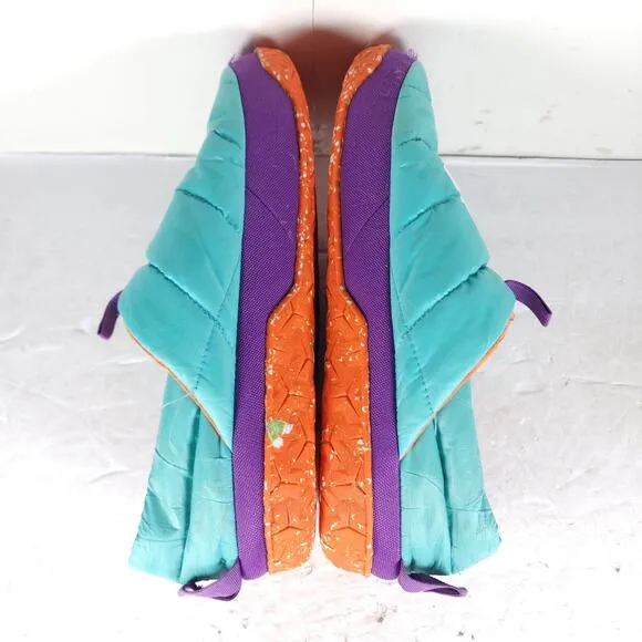 The North Face Men's Nuptse US11 Transantarctic Blue Slip On Mule Slippers Shoes