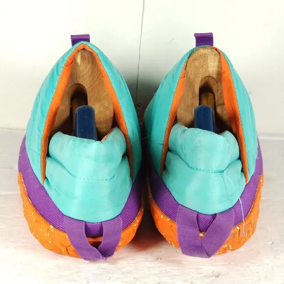 The North Face Men's Nuptse US11 Transantarctic Blue Slip On Mule Slippers Shoes