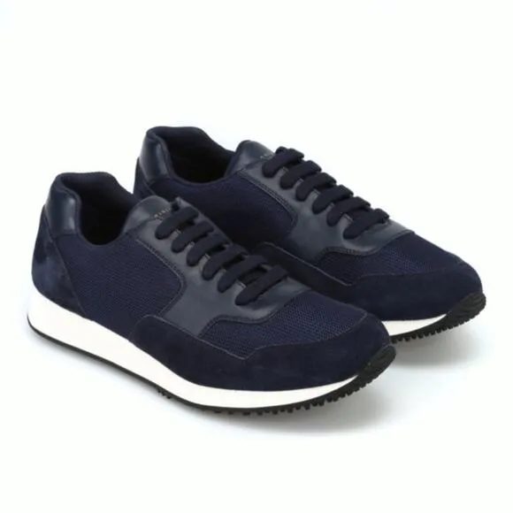 The Original Car Shoe Men's Suede Mesh Low Top Casual Sneakers Size 8