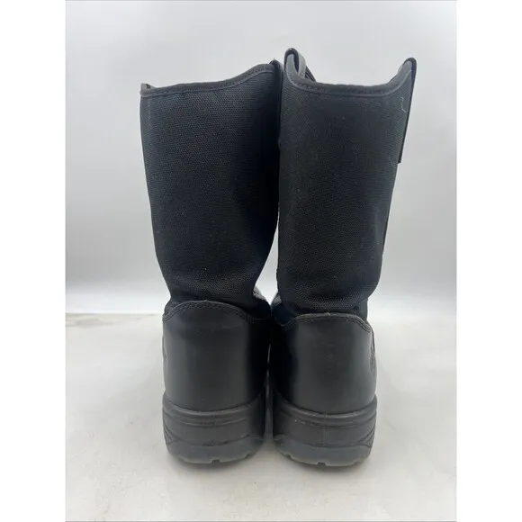 THOROGOOD Boots Mens 11M THORO-FLEX 10&quot; BLACK NON-SAFETY-TOE SLIP-ON 834-6136