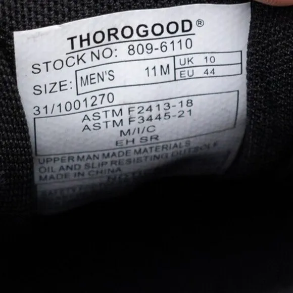 Thorogood T800-Series Nano Safety Toe Oxford Work Shoes 809-6110 Men’s 11 M New