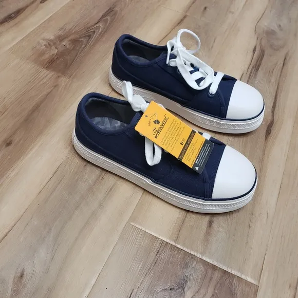 Thorogood Warehouse Won Low Top Navy Blue Composite Safety Toe Men's Size 7 Wome