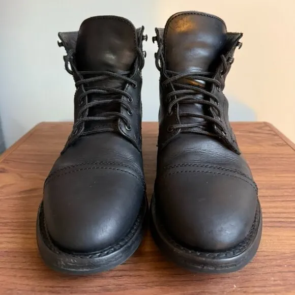Thursday Boot Co. Captain Boots - Matte Black - Size 9 - Excellent Condition