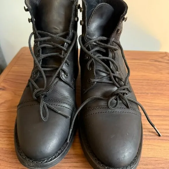 Thursday Boot Co. Captain Boots - Matte Black - Size 9 - Excellent Condition
