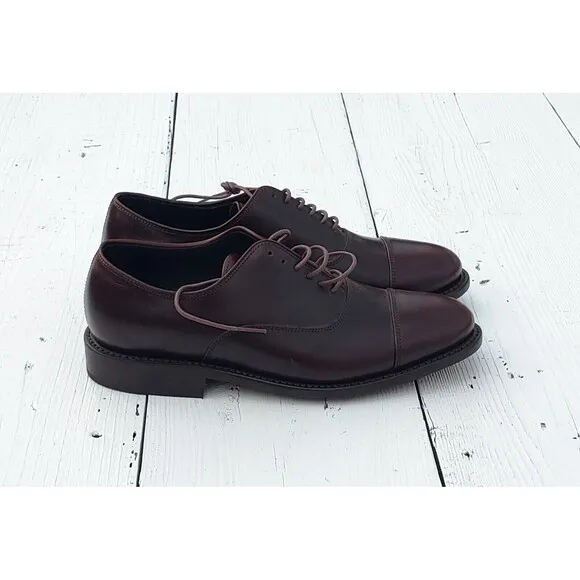 Thursday Boot Co Men's Executive Cap Toe Brown Leather Dress Shoes US 6 EU 38