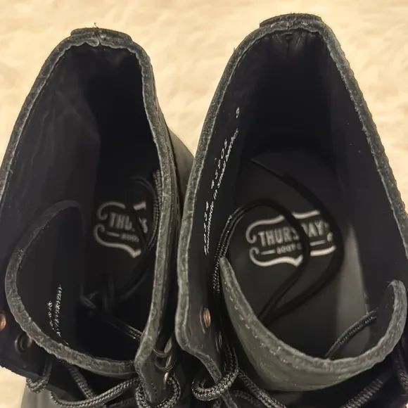 Thursday Boot Company Black High-Top Design Men’s Size 8 NWOT.