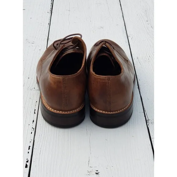 Thursday Statesman Men Tobacco Brown Leather Dress Shoes 6 / 40 WORN ONCE
