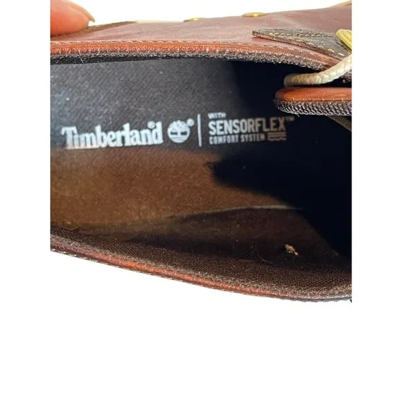Timberland Amherst Men's High Top Chukka Leather Soft Boy Boots Brown Size 10.5