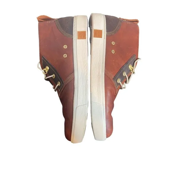 Timberland Amherst Men's High Top Chukka Leather Soft Boy Boots Brown Size 10.5