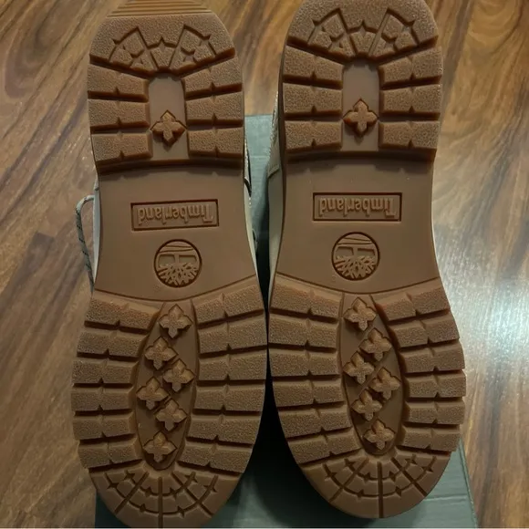Timberland Beige and Yellow Hiking Boots