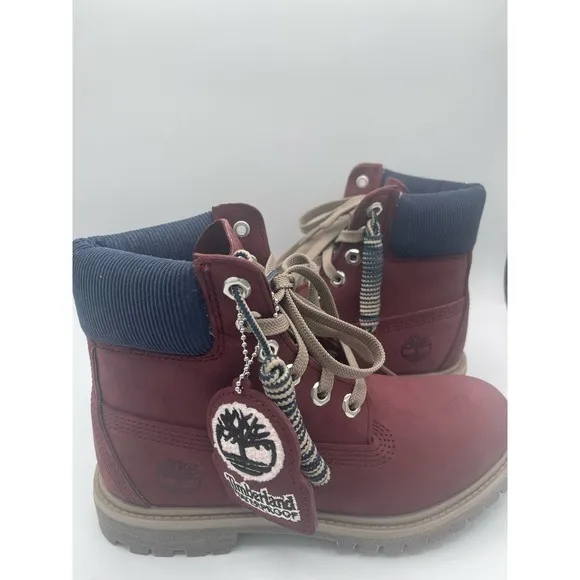 Timberland Dark Port Premium Leather‎ Boot Size 6