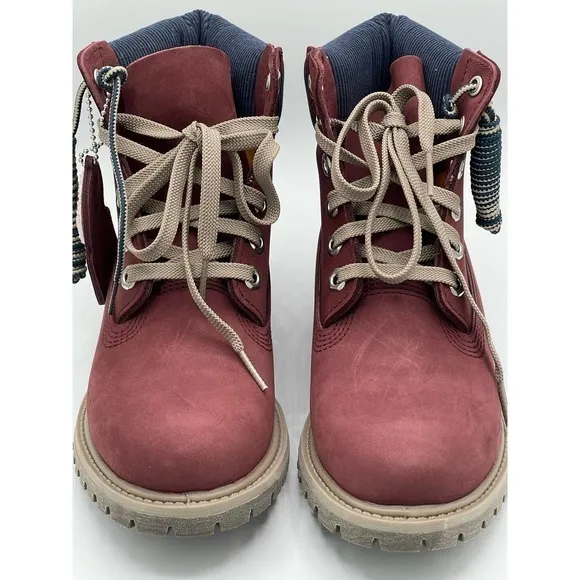 Timberland Dark Port Premium Leather‎ Boot Size 6