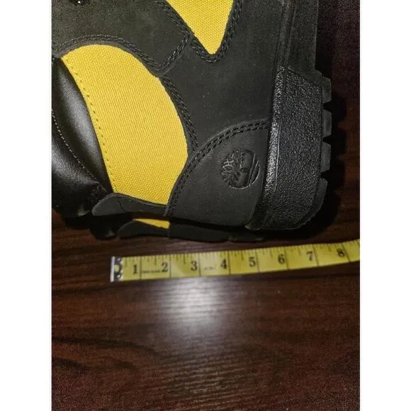 Timberland Field Boots Boys (Size 4) Black Yellow NEW WITHOUT BOX