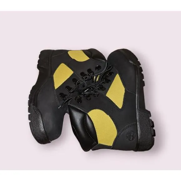 Timberland Field Boots Boys (Size 4) Black Yellow NEW WITHOUT BOX