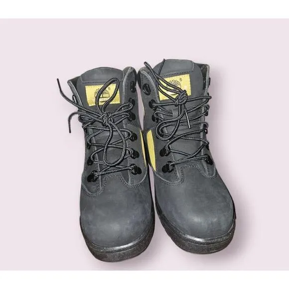 Timberland Field Boots Boys (Size 4) Black Yellow NEW WITHOUT BOX