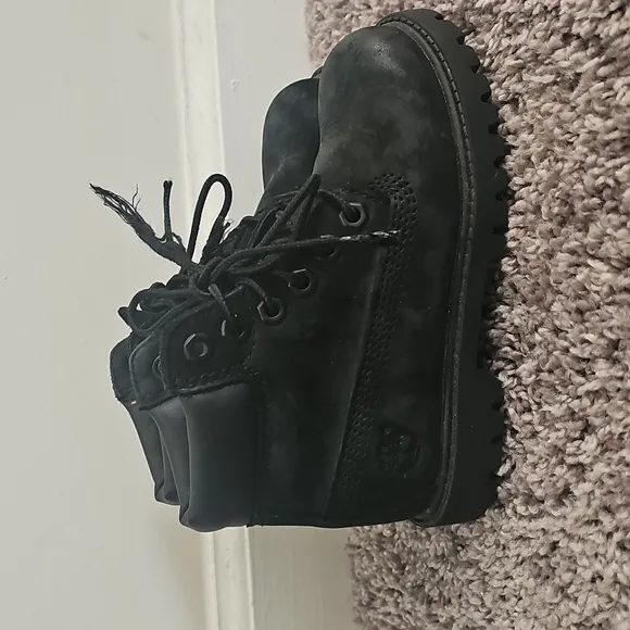 Timberland Kids Black Boots Size US 10