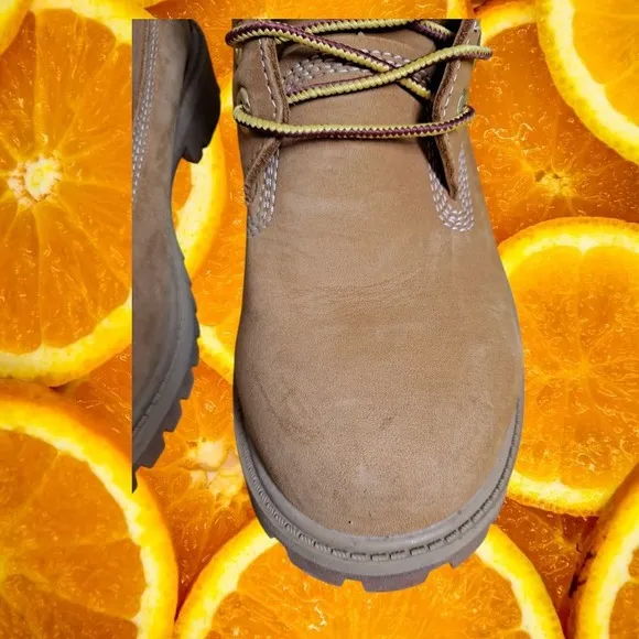 Timberland Kids' Boots Premium Waterproof Padded Collar Wheat Size 4.5