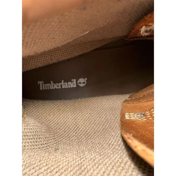 Timberland Men's 6-Inch Leather Combat Boots Brown Size 13 Durable