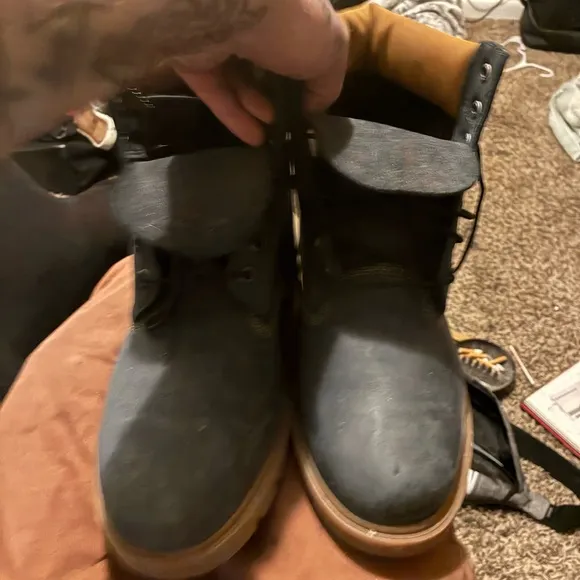Timberland Men's Boots - Tan and Black