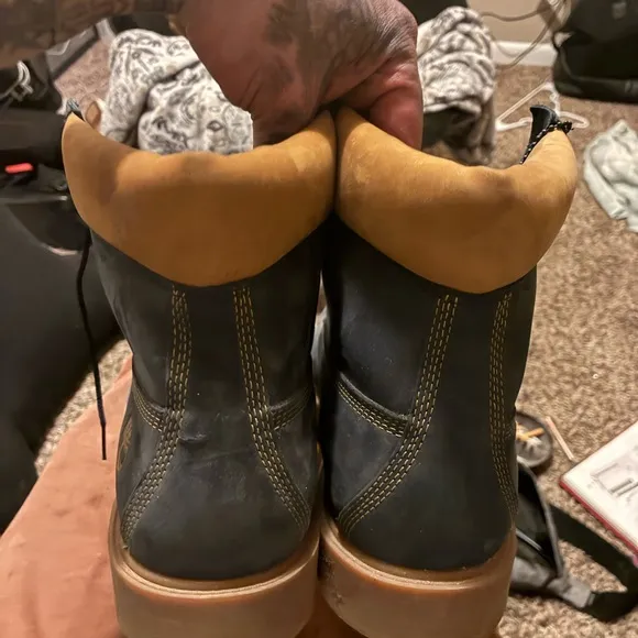 Timberland Men's Boots - Tan and Black