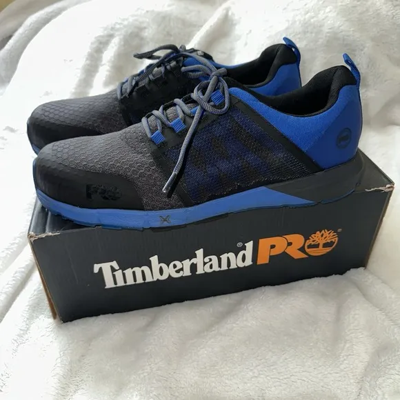 Timberland Men's PRO Day One Safety Radius Low Composite Safety Toe 14 Work Shoe