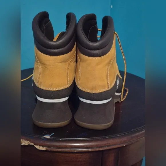 Timberland Men's Tan and Black Boots